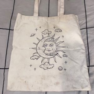 Sum and Moon tote bag